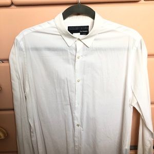 White button down slim fit dress shirt The Kooples
